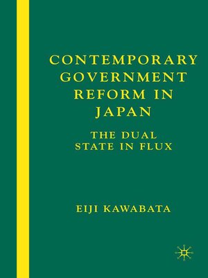 cover image of Contemporary Government Reform in Japan